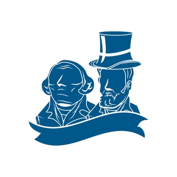 US presidents day vector