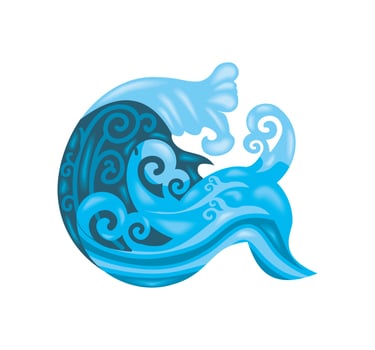 wave sea isolated vector