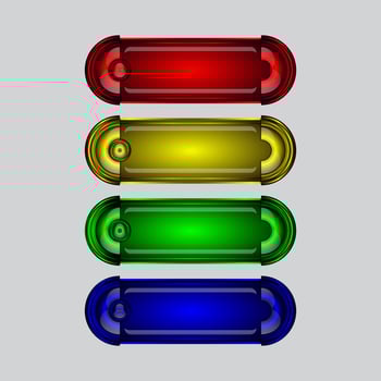 Vector colorful modern text box template for website computer graphic and internet