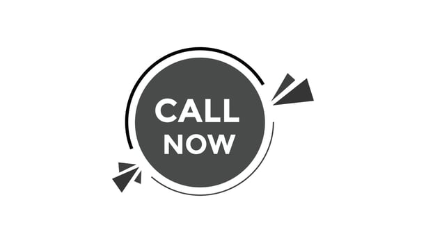 Call now button web banner templates. Vector Illustration