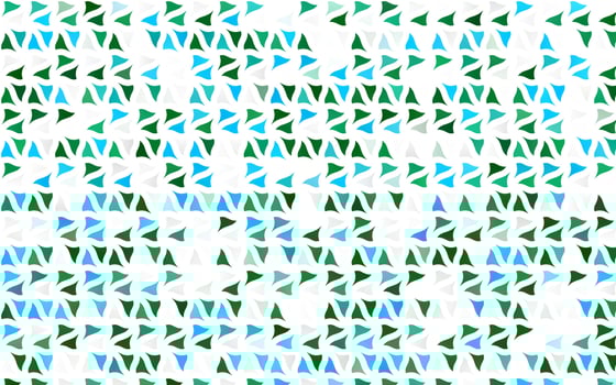 Light Blue, Green vector texture in triangular style.