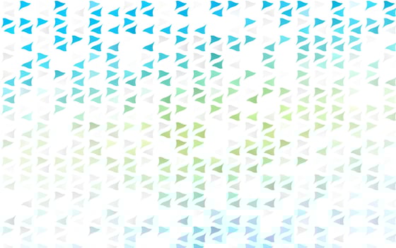 Light Blue, Yellow vector template with crystals, triangles.