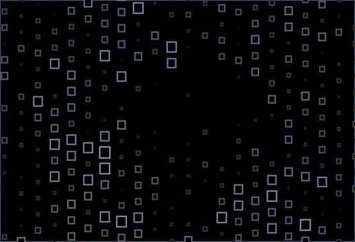 Dark Black vector template with rhombus.