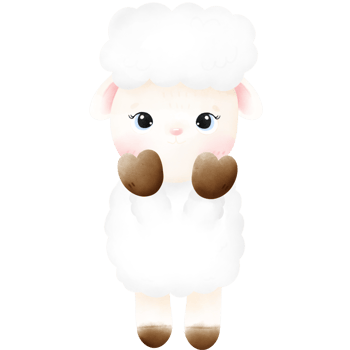 Cute Sheep illustration png