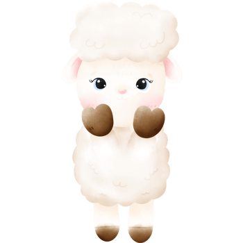 Cute Sheep illustration png