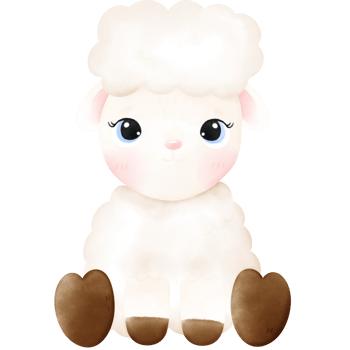 Cute Sheep illustration png
