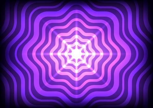 Aura star wave middle light purple motion space background vector