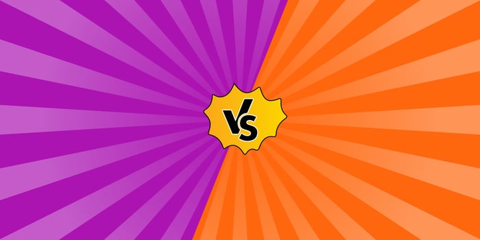 Versus Battle Background Design Template vector