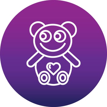 Teddy Bear Vector Icon
