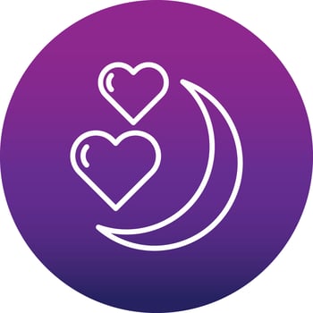 Moon Vector Icon