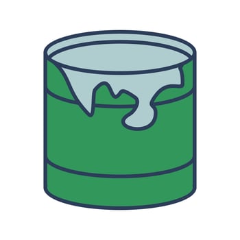 Paint Box Vector Icon