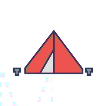 Tent Vector Icon