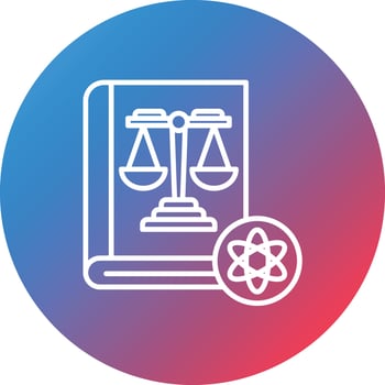 Motion Line Gradient Circle Background Icon vector