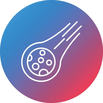 Medior Line Gradient Circle Background Icon vector