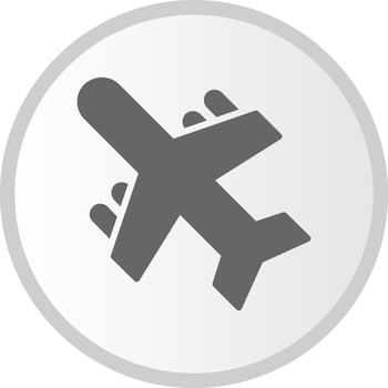 Aeroplane Vector Icon