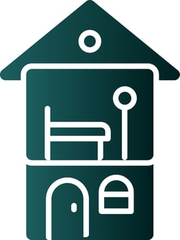 Dolls House Vector Icon Design
