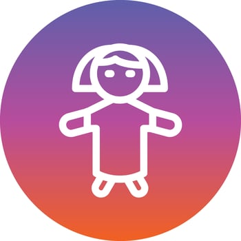 Doll Vector Icon Design