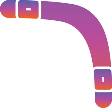 Boomerang Vector Icon Design