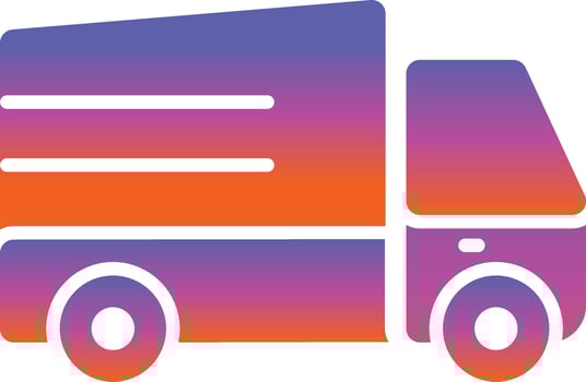 Truck Vector Icon Design