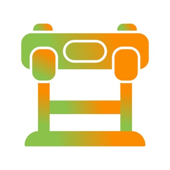 Hurdles Race Vector Icon