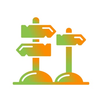 Directions Vector Icon