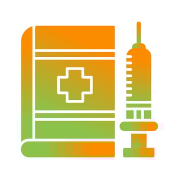 Covid Book Vector Icon