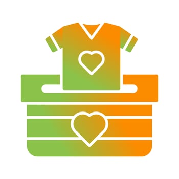 Cloth Donate Vector Icon