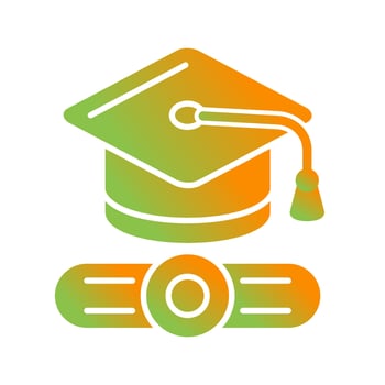 Graduated Vector Icon
