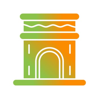 Arch Line Gradient vector