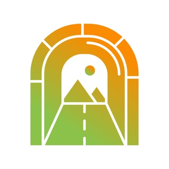 Tunnel Vector Icon