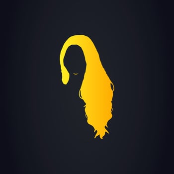 Women hairstyle beautiful haircut elegant vector art illustration beauty