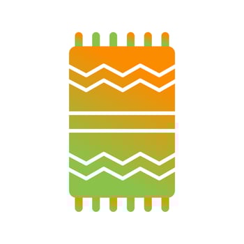 Beach Towel Vector Icon