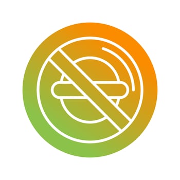 No Food Vector Icon