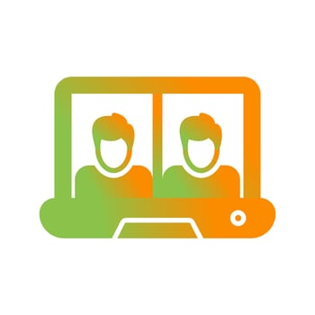 Online Class Vector Icon