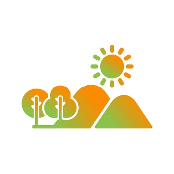 Hill Vector Icon