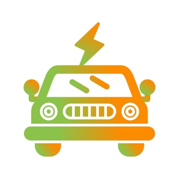 Electric Car Vector Icon