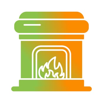 Fireplace Vector Icon