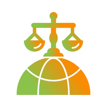International Law Vector Icon