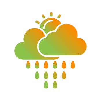 Rain Vector Icon