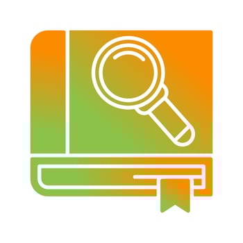 Search Book Vector Icon