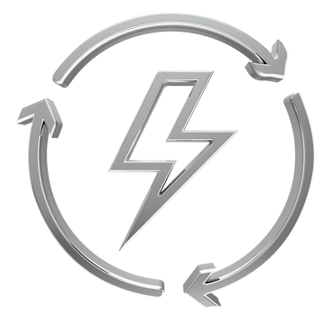 lightning thunderbolt electricity icon png  on transparent background