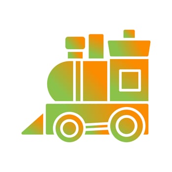 Toy Train Vector Icon