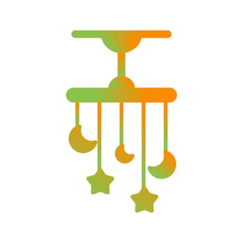 Crib Toy Vector Icon