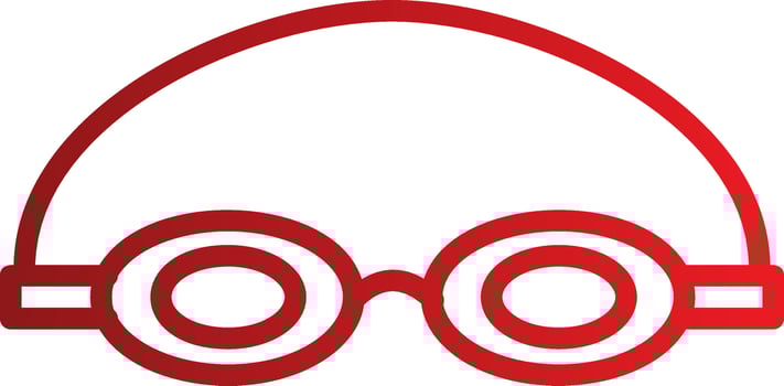 Swimmers Glasses Vector Icon