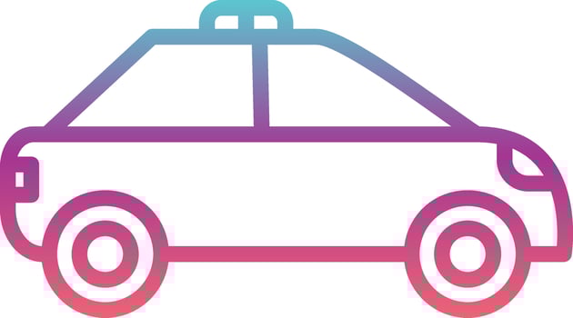 Police Car Vector Icon