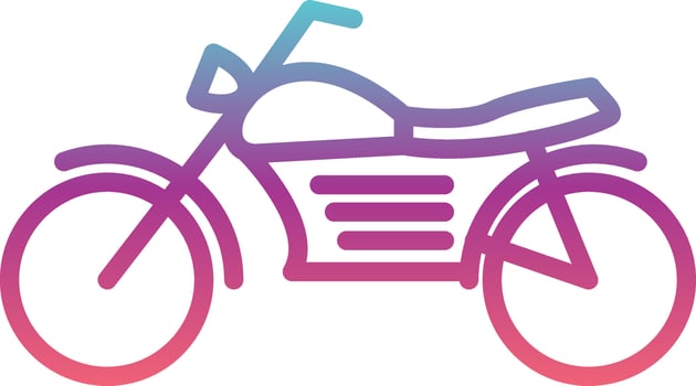 Motorbike Vector Icon