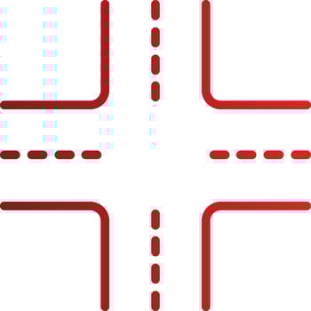 Crossroad Vector Icon
