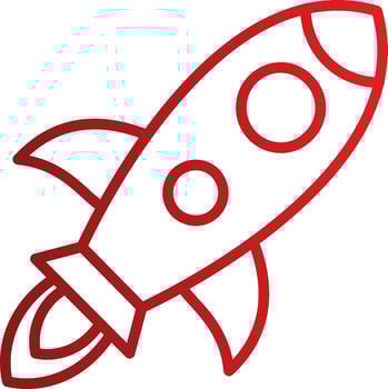 Rocket Vector Icon