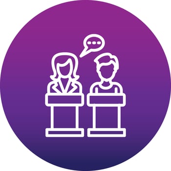 Debate Vector Icon