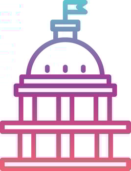 White House Vector Icon